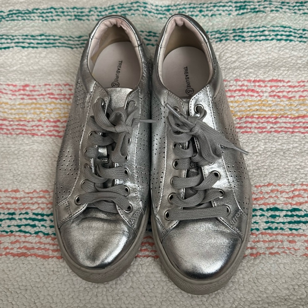 Treasure Bond Silver women’s sneakers